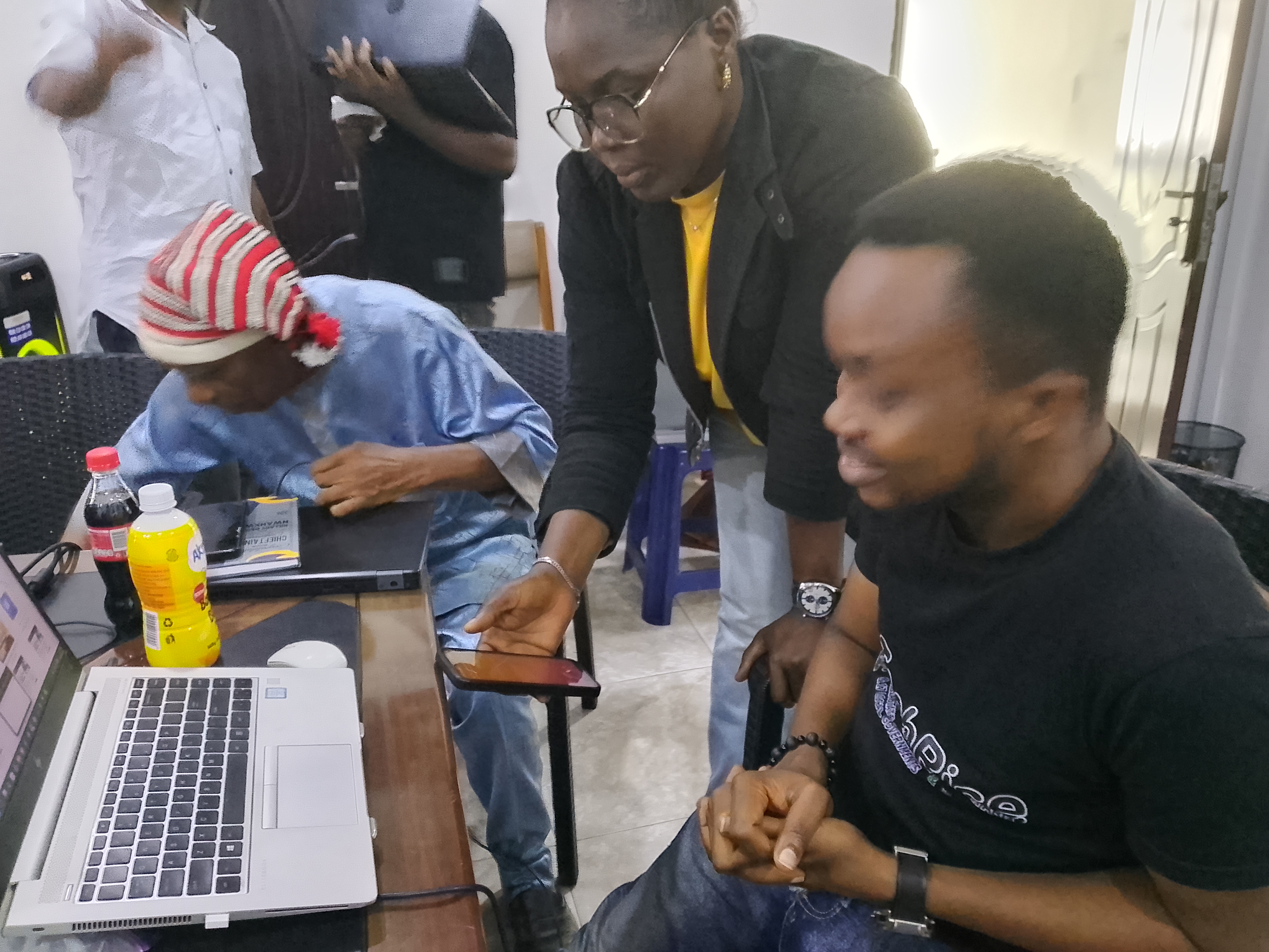 Institutional digital training workshop in session